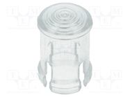 LED lens; round; transparent; lowprofile; 5mm KEYSTONE