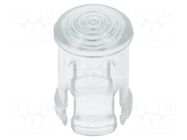 LED lens; round; transparent; lowprofile; 5mm KEYSTONE