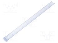 Fiber for LED; round; Ø3.2mm; Front: flat; straight MENTOR