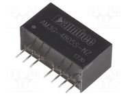 Converter: DC/DC; 3W; Uin: 36÷75V; Uout: 5VDC; Iout: 600mA; SIP8 AIMTEC