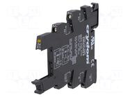 Socket; Ucntrl: 15÷30VDC; for DIN rail mounting; CN SENSATA / CRYDOM