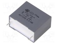 Capacitor: polypropylene; X2; F863; 1.5uF; 26.5x22x13mm; THT; ±10% KEMET