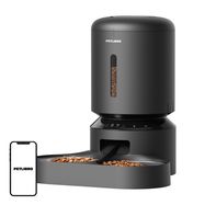 Petlibro Granary food dispenser with double bowl, Wifi, 5L(black), Petlibro
