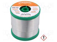 Tin; lead free; Sn97Cu3; 0.8mm; 0.5kg; reel; 227÷310°C; Flux: SW26 STANNOL