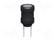 Inductor: wire; THT; 18mH; 0.12A; 32.2Ω; ±10%; Ø12x15mm; Pitch: 5mm FASTRON