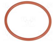 O-ring gasket; VMQ; Thk: 2mm; Øint: 29mm; M32; red; -60÷250°C 