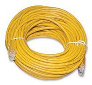 ETHERNET CABLE, CAT5E, 50FT, YELLOW