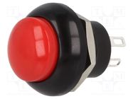 Switch: push-button; Pos: 2; SPDT; 5A/32VDC; ON-(ON); IP68; Ø12.3mm C&K