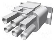 Connector: wire-wire/PCB; plug; male/female; MLX; 6.35mm; PIN: 6 MOLEX