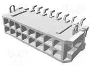 Connector: wire-board; socket; male; Micro-Fit 3.0; 3mm; PIN: 16 