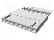 Connector: wire-wire/PCB; plug; female; SL; 2.54mm; PIN: 8; IDC; 3A 