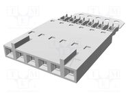 Connector: wire-wire/PCB; plug; female; SL; 2.54mm; PIN: 6; IDC; 3A 