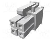 Connector: wire-wire/PCB; plug; female; PIN: 4; Mini-Fit Jr; 4.2mm MOLEX