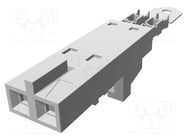 Connector: wire-wire/PCB; plug; female; SL; 2.54mm; PIN: 2; IDC; 3A 