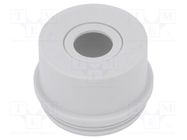 Grommet; elastomer thermoplastic TPE; grey; -35÷60°C; UL94HB SPELSBERG