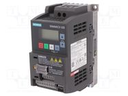 Inverter; Max motor power: 0.37kW; Usup: 200÷240VAC; 0÷599Hz; IN: 6 SIEMENS