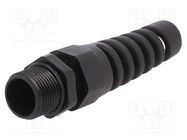 Cable gland; with strain relief; M20; 1.5; IP68; polyamide; black BM GROUP