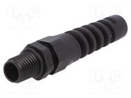 Cable gland; with strain relief; M12; 1.5; IP68; polyamide; black BM GROUP