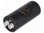 Capacitor: electrolytic; 62mF; 25VDC; Ø36x82mm; Pitch: 12.8mm; ±20% KEMET