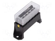 Fuse boxes; 19mm; 100A; screw,push-in; Leads: connectors; ways: 6 MTA