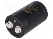 Capacitor: electrolytic; 1.3mF; 500VDC; Ø51x82mm; Pitch: 22.2mm KEMET