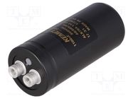 Capacitor: electrolytic; 1.1mF; 350VDC; Ø36x82mm; Pitch: 12.8mm KEMET