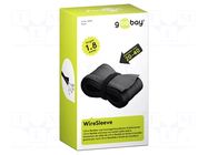 Braid; polyester; black; L: 1.8m; Features: multi use GOOBAY