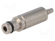 Contact; male; pipe ID Ø3mm; Mech.durability: 10000cycles; brass HARTING