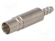 Contact; female; Han-Modular®; pipe ID Ø4mm; brass; max.10bar HARTING