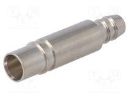 Contact; female; Han-Modular®; pipe ID Ø6mm; brass; max.10bar HARTING