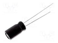 Capacitor: electrolytic; low ESR; THT; 1000uF; 10VDC; Ø10x16mm SAMWHA