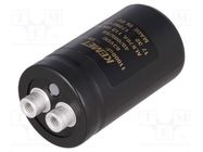 Capacitor: electrolytic; 11mF; 63VDC; Ø36x62mm; Pitch: 12.8mm; ±20% KEMET