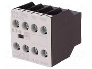 Auxiliary contacts; Leads: screw terminals; front EATON ELECTRIC