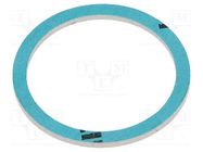 Gasket; composite; Thk: 1.5mm; Øint: 22.5mm; Øout: 27mm; PG16 HUMMEL