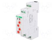 Automation module: timer; 0,1s÷24days; DPDT; 250VAC/8A; PCU; IP20 F&F