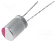 Capacitor: polymer; low ESR; 560uF; 6.3VDC; THT; ESR: 8mΩ; ±20% X-CON