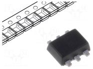 Transistor: PNP x2; bipolar; BRT; 50V; 0.1A; 300mW; SOT666; R1: 22kΩ NEXPERIA