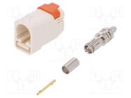 Connector: FAKRA; plug; female; crimped; straight MOLEX