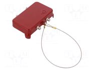 Protection cover; size 57.27; for double latch; hot condition ILME