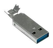 USB CONN, 3.0 TYPE A, PLUG, 9POS, CABLE