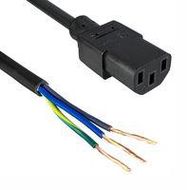 POWER CORD, IEC 60320 C13-FREE END, 118"