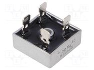 Bridge rectifier: single-phase; Urmax: 50V; If: 25A; Ifsm: 400A DC COMPONENTS