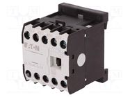 Contactor: 4-pole; NO x4; 24VDC; 6A; DILER; screw terminals; W: 45mm EATON ELECTRIC