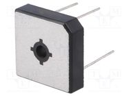 Bridge rectifier: single-phase; Urmax: 50V; If: 35A; Ifsm: 400A DC COMPONENTS