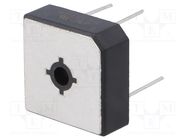 Bridge rectifier: single-phase; Urmax: 1kV; If: 35A; Ifsm: 400A DC COMPONENTS