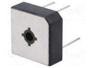 Bridge rectifier: single-phase; Urmax: 600V; If: 25A; Ifsm: 400A DC COMPONENTS