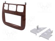 Radio frame; Mercedes; 2 DIN; brown 4CARMEDIA