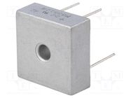 Bridge rectifier: single-phase; Urmax: 1kV; If: 35A; Ifsm: 400A DC COMPONENTS