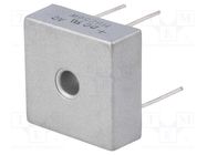 Bridge rectifier: single-phase; Urmax: 600V; If: 25A; Ifsm: 400A DC COMPONENTS