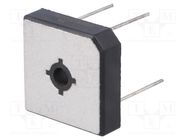 Bridge rectifier: single-phase; Urmax: 1kV; If: 35A; Ifsm: 400A DC COMPONENTS